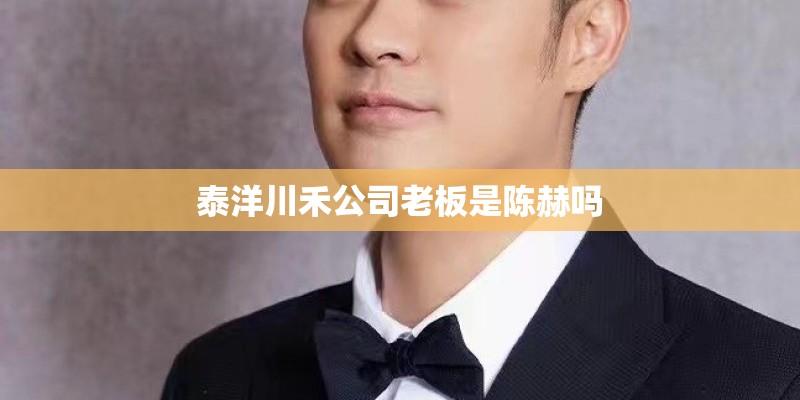 泰洋川禾公司老板是陈赫吗