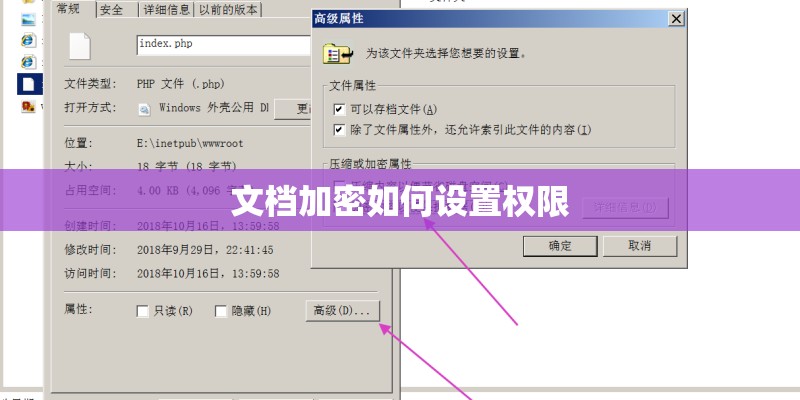 文档加密如何设置权限