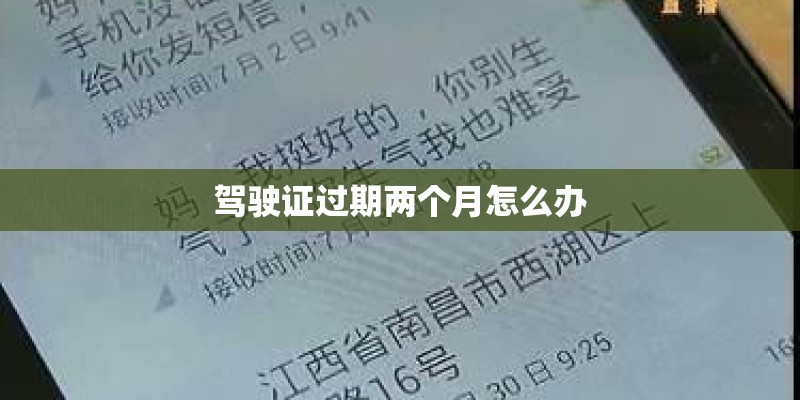驾驶证过期两个月怎么办 驾驶证过期两个月怎么办