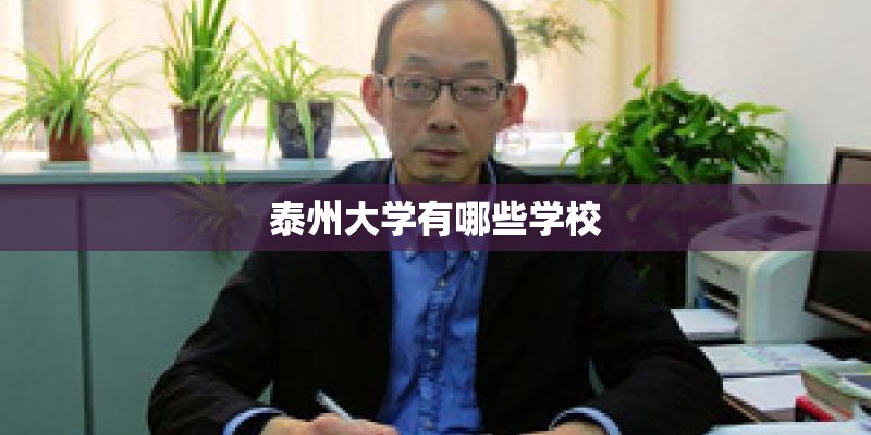 泰州大学有哪些学校