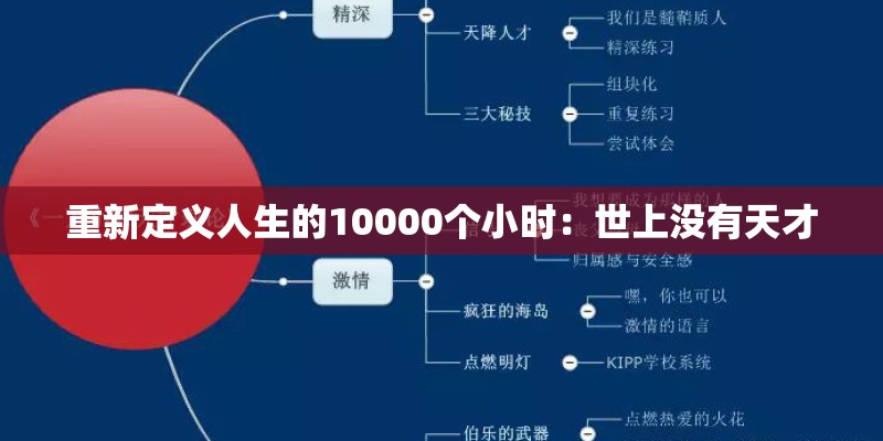 重新定义人生的10000个小时：世上没有天才