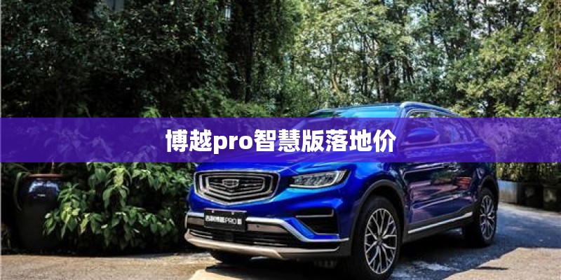 博越pro智慧版落地价 博越pro智慧版落地价