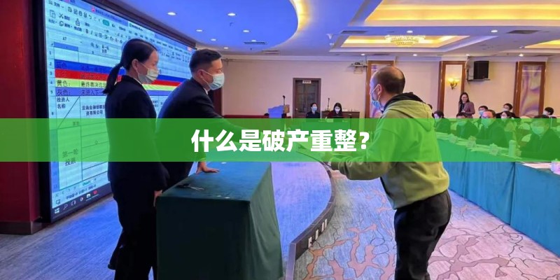 什么是破产重整? 什么是破产重整?