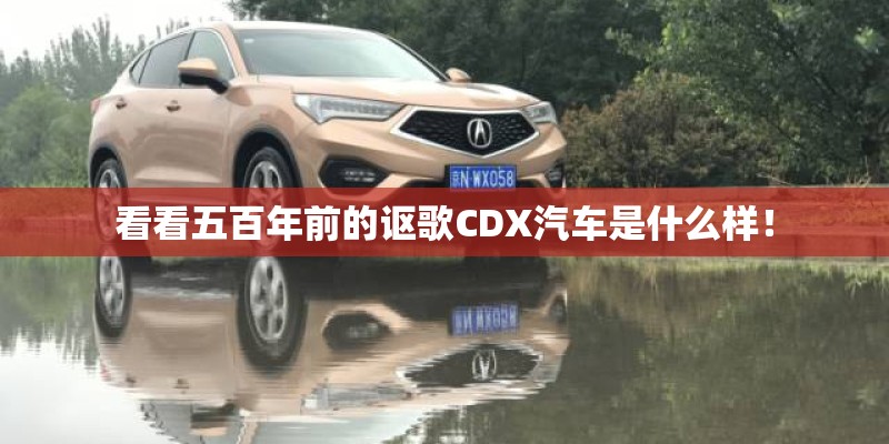 看看五百年前的讴歌CDX汽车是什么样! 看看五百年前的讴歌CDX汽车是什么样!