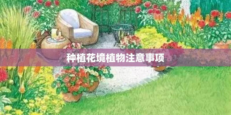 种植花境植物注意事项
