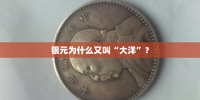银元为什么又叫“大洋”？