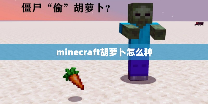 minecraft胡萝卜怎么种